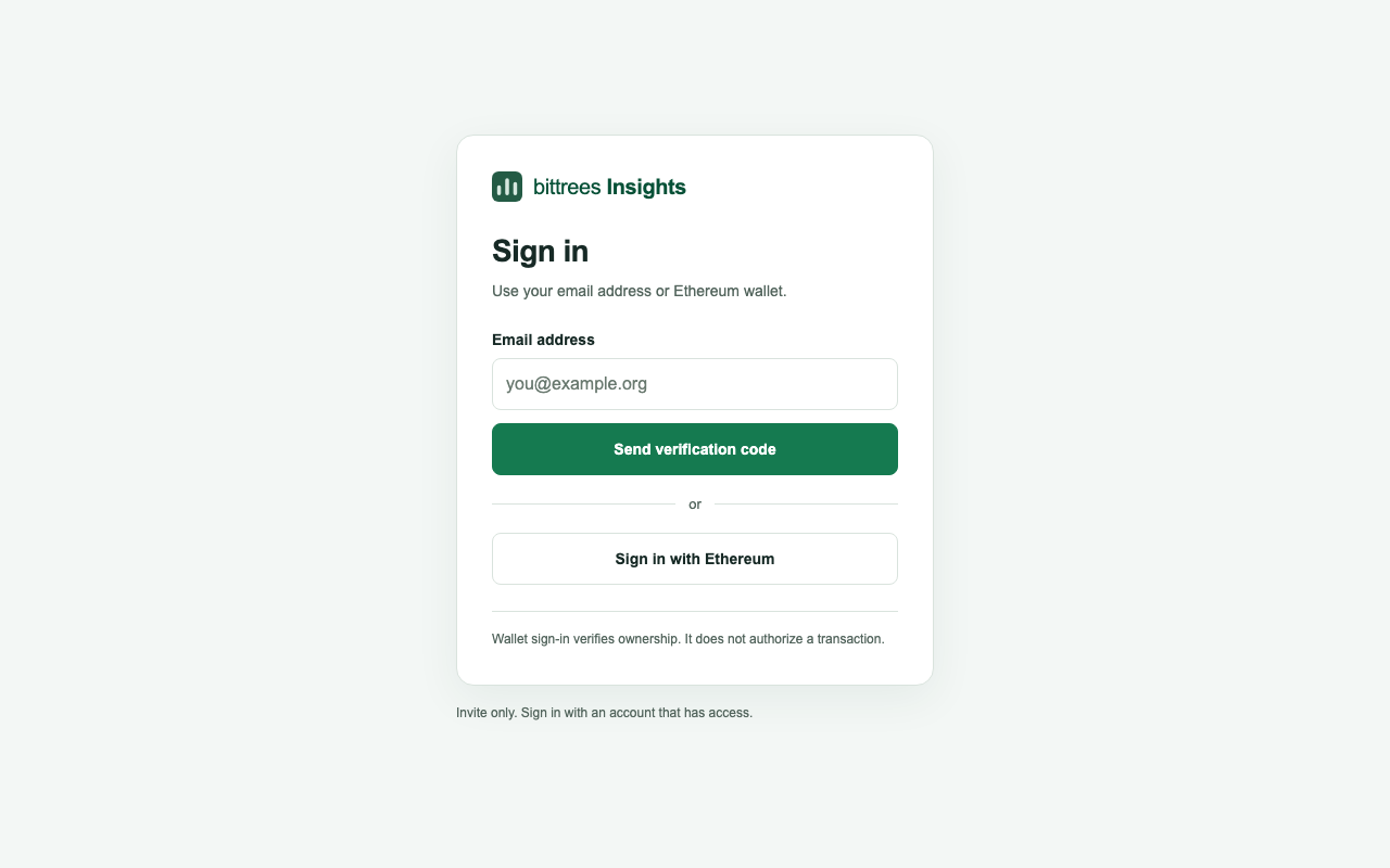 Public entrance to Bittrees Insights